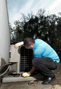 ac-technician at work